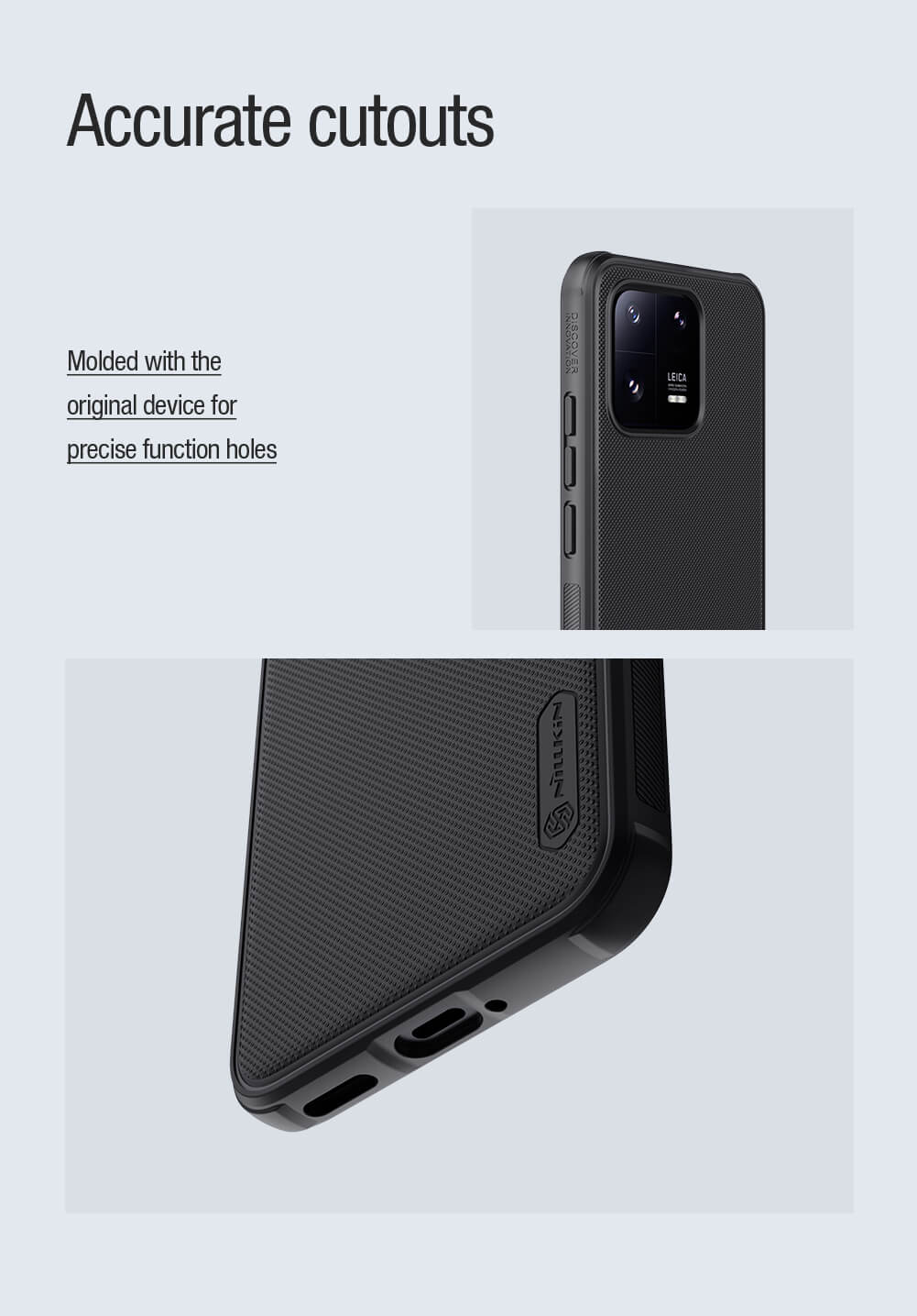 Чехол-крышка NILLKIN для Xiaomi 13 Pro (серия Frosted shield Pro Magnetic case)